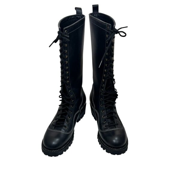 EMBOSSY Men's Logger Lace Up Boots Vibram Sole Motorcycle New Size 41/8 - Picture 7 of 15